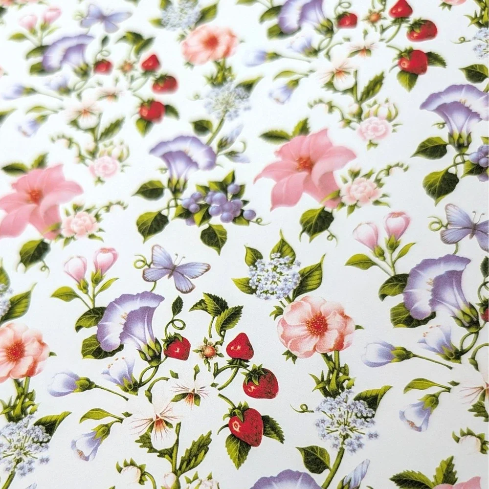 Crabtree & Evelyn Summer Hill Scented Drawer Liners (8) Floral Butterfly 12x22.5